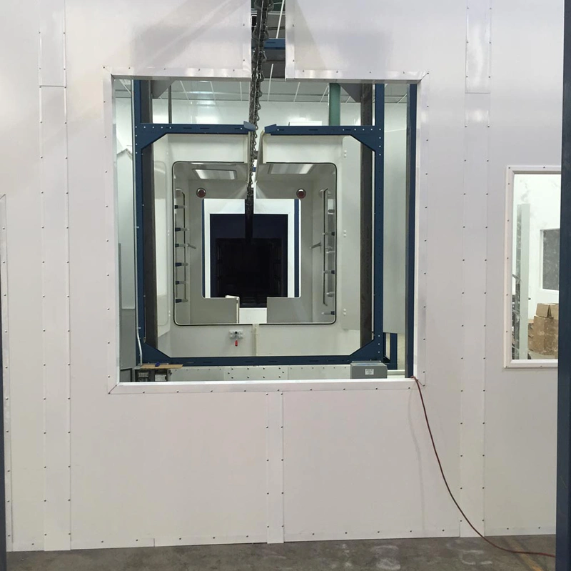 Pass Through Powder Booth