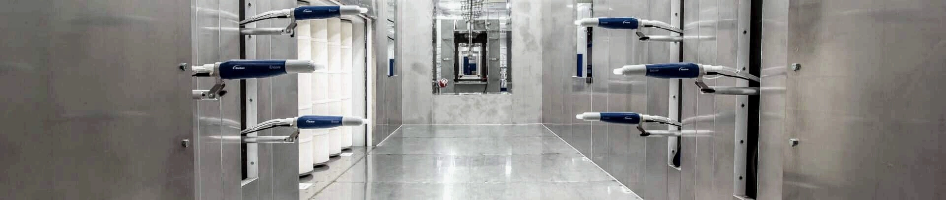 Pass Through Powder Coating Booths