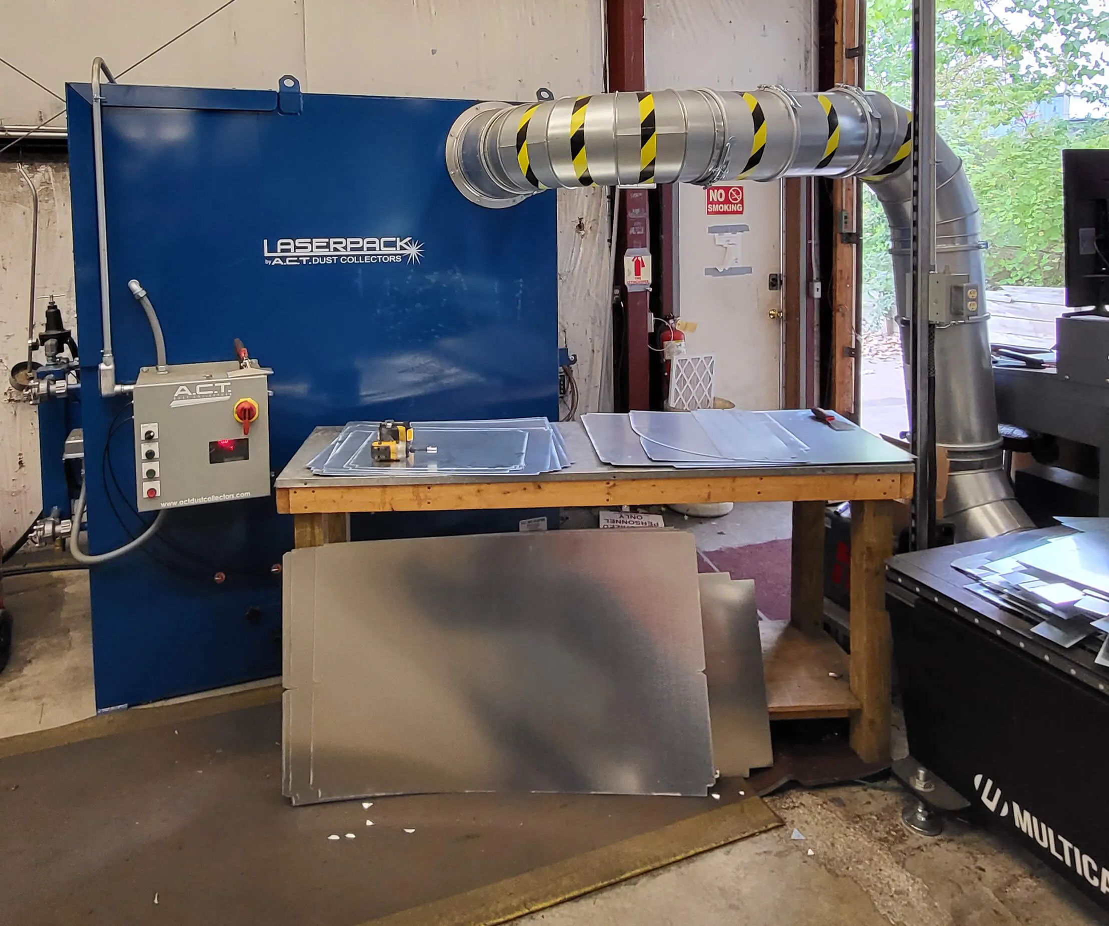 LaserPack 8 dust collector