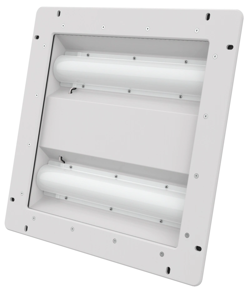 Diffused LED light fixture