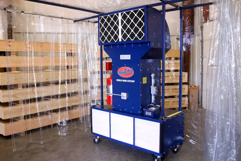 Shop-Pro portable paint booth