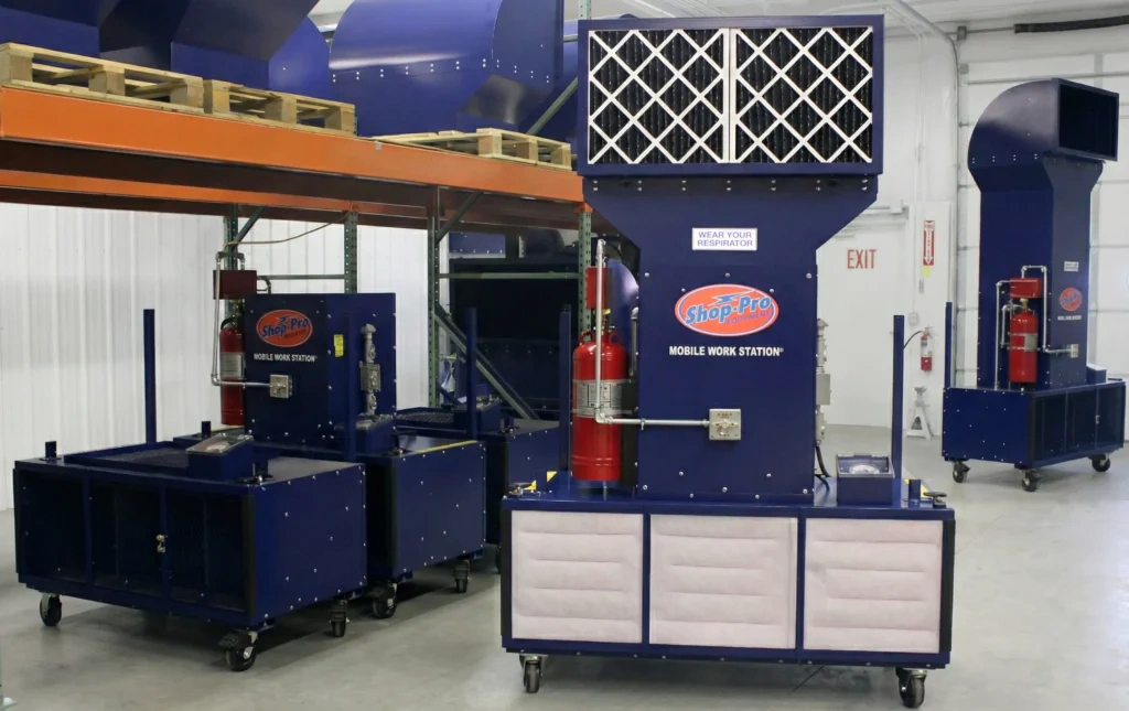 Mobile Work Station portable paint booth