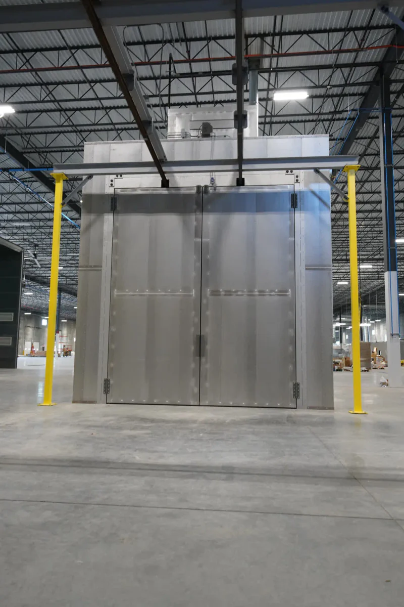 Powder coating oven