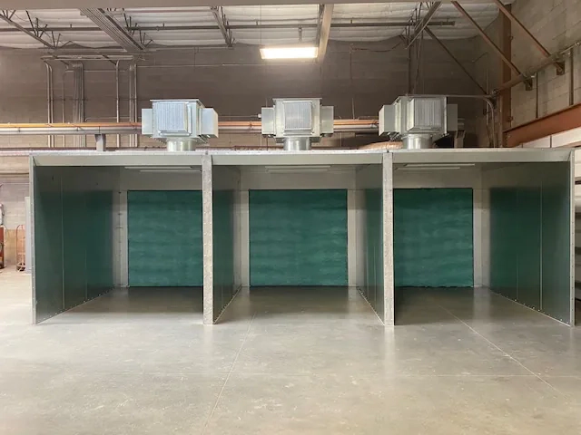 Spray to Waste Powder Booth