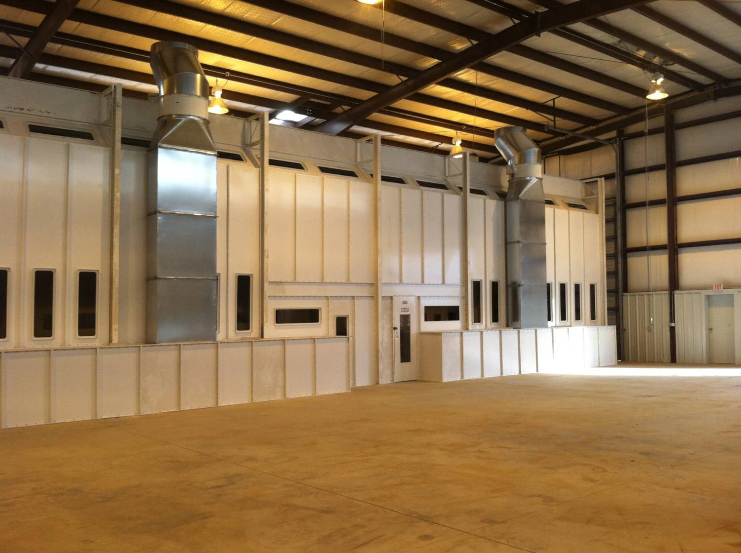 Truck Side Downdraft Paint Booth