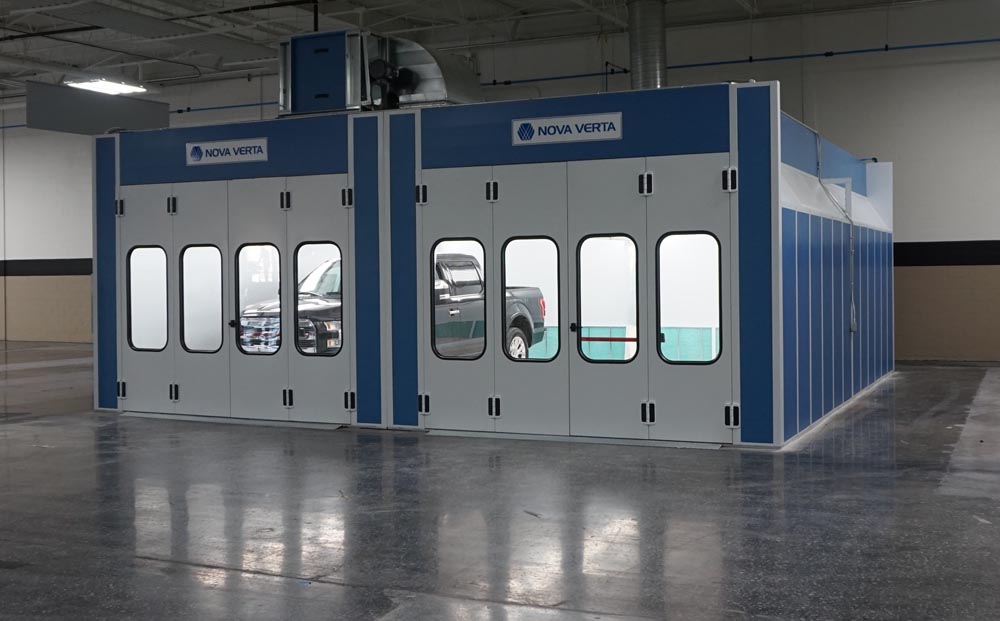 paint booths booth automotive aluminum verta nova coating paintbooth prestige air powder