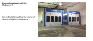 Nova Verta full downdraft booths installed in Melbourne.