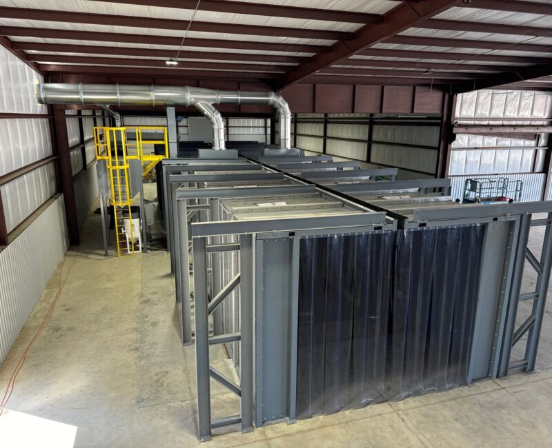 Overhead View with Pots